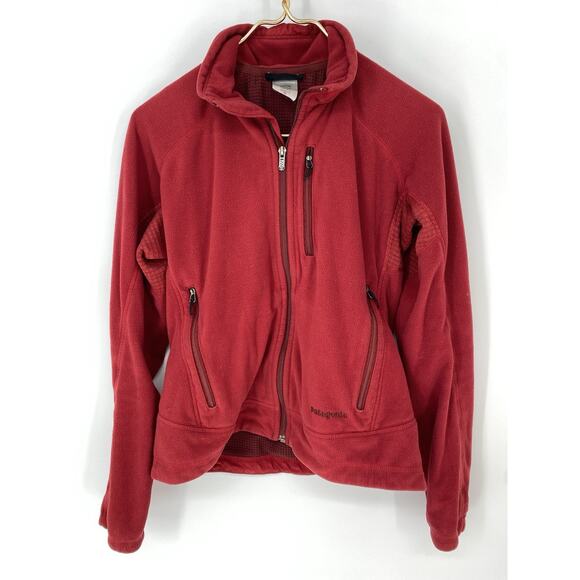 Patagonia R4 Lightweight Jacket Fleece Full Zip Persian Red Women's Size M - Picture 5 of 10
